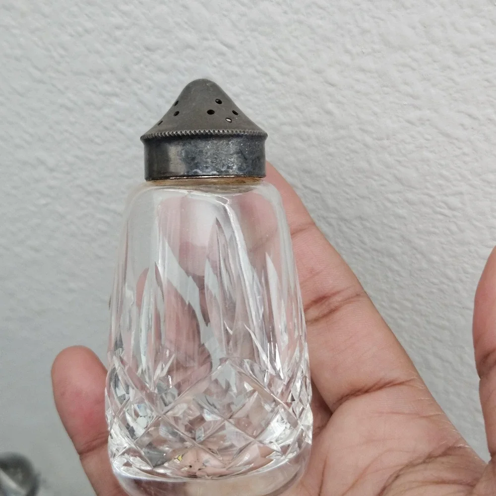VINTAGE Waterford Crystal LISMORE Salt & Pepper‎ Shaker Set